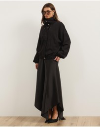 Atmos&Here - Elsie Lightweight Funnel Neck Track Jacket