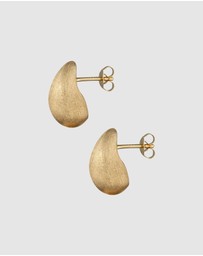 Elli Jewelry - Earrings Stud Drop 925 Sterling Silver Gold-plated