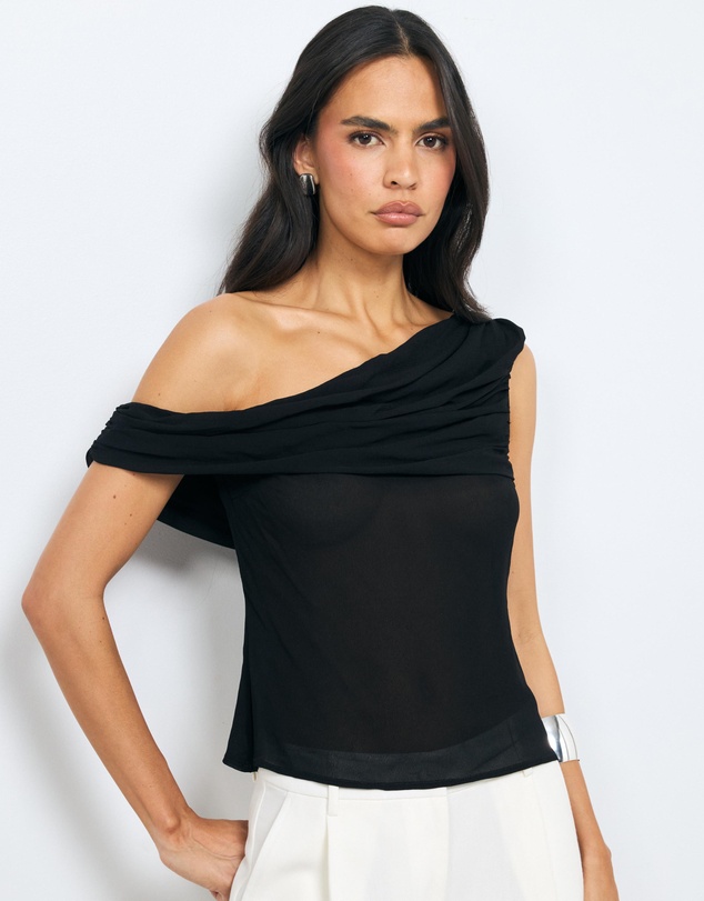 AERE - Florence One Shoulder Top
