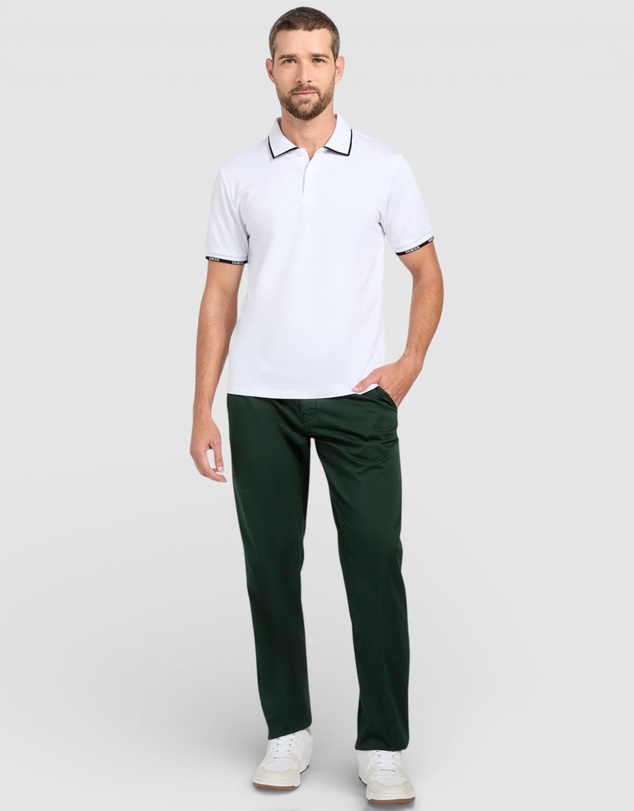 GUESS - Eco Paul Pique Tipping Polo Shirt
