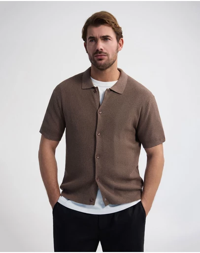 Oxford - Atlas Button Front Knit