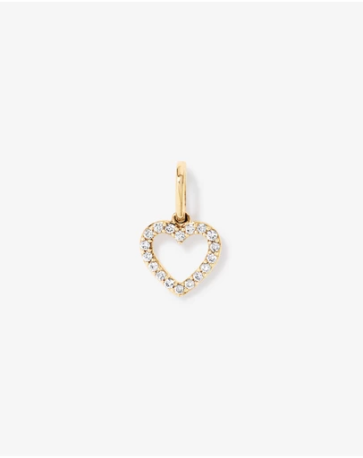 Michael Hill - 0.10TW Diamond Heart Pendant in 10kt Gold