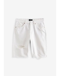 NEXT - Ripped Denim Bermuda Shorts