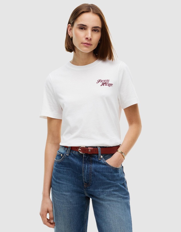 Tommy Hilfiger - Logo Jersey Crew Neck T-Shirt