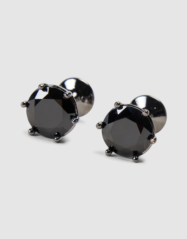 Politix - Round Crystal Cufflinks