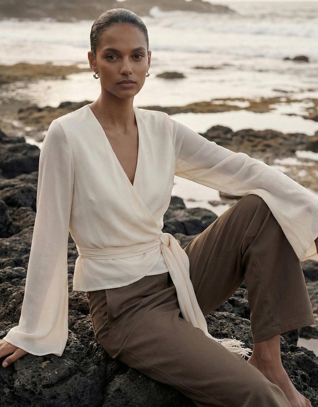 Staple the Label - Willow Wrap Blouse