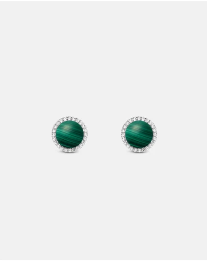 Daniel Wellington - Audrey Earrings Malachite