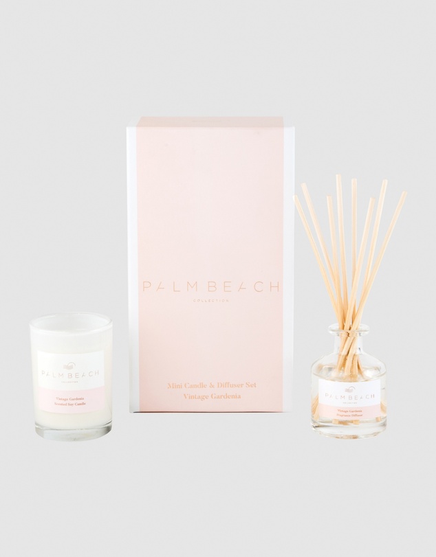 Palm Beach Collection - Vintage Gardenia Mini Candle & Diffuser Gift Pack