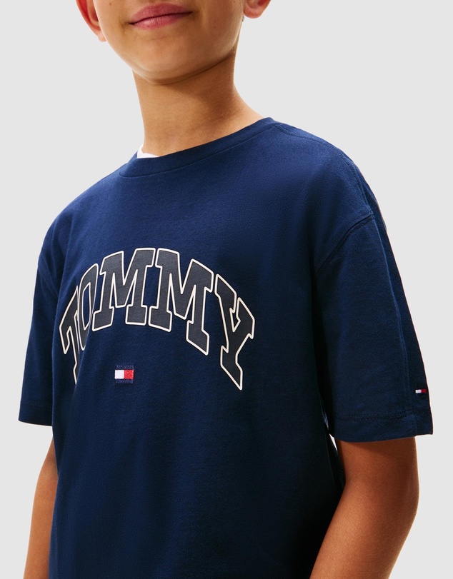 Tommy Hilfiger - Varsity Logo Crew Neck T-Shirt - Teens