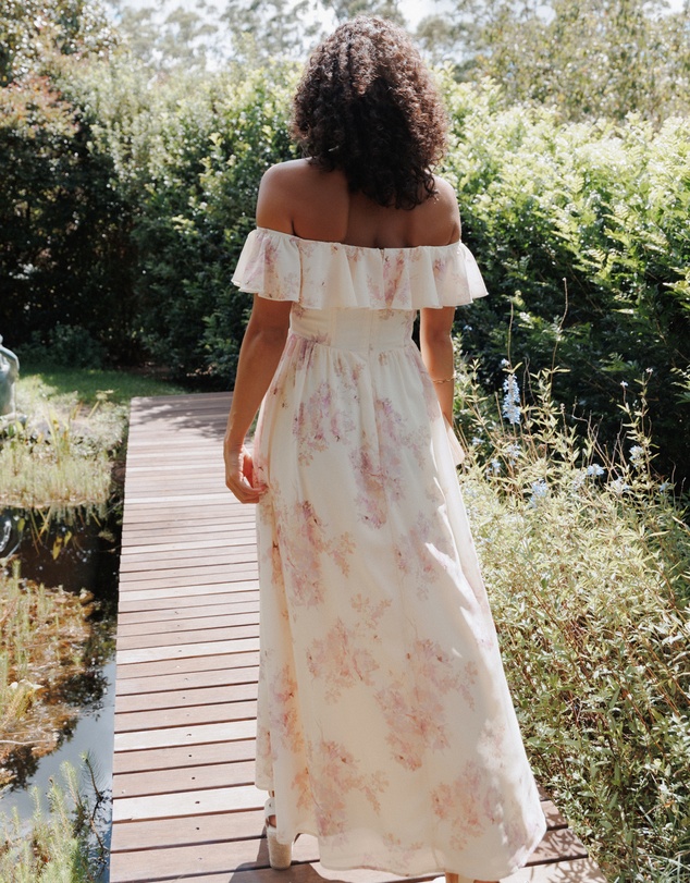 Petal & Pup - Jemira Maxi Dress - Lavender Floral