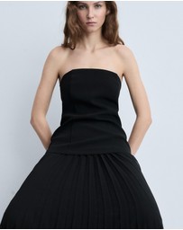 M.N.G - Amelie Combined Strapless Dress