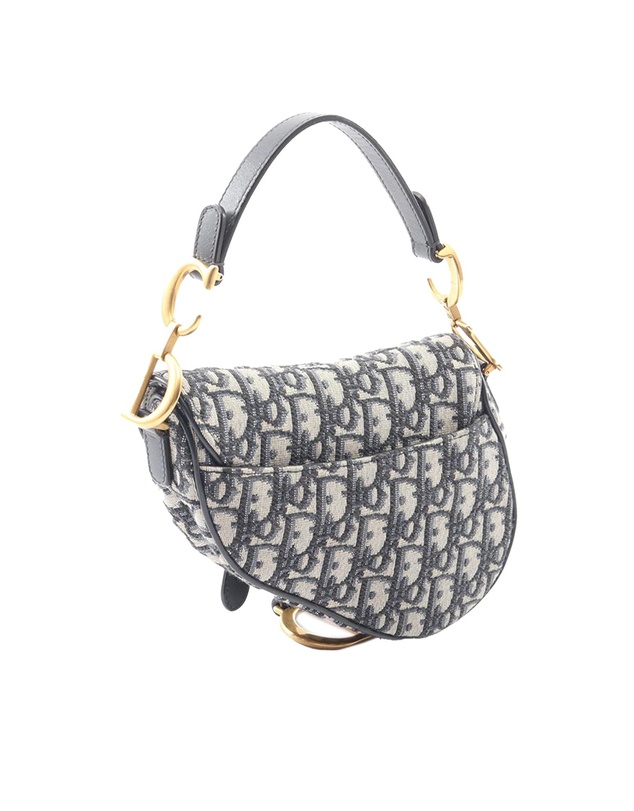 Pre-Loved by Azura Reborn - Pre-Loved Mini Oblique Canvas Saddle Bag