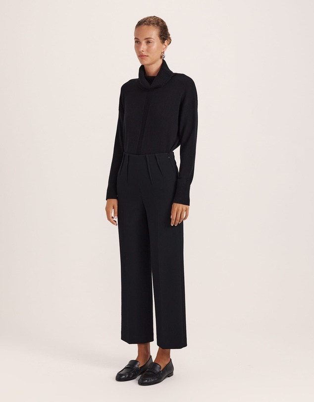 SABA - Raya Wool Crop Wide Leg Pant