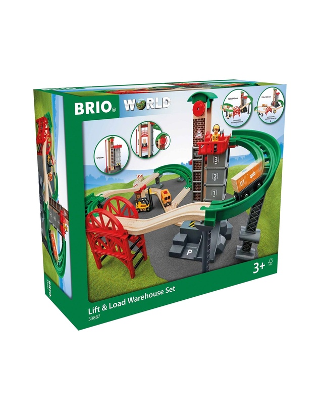 BRIO - Lift and Load Warehouse Set 32 pieces