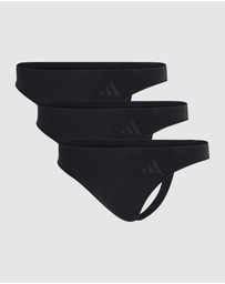 adidas Sportswear - 3 Pack Active Seamless Thong Underwear