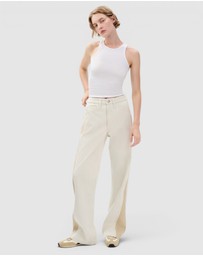 rag & bone - Logan Spliced Wide Jeans