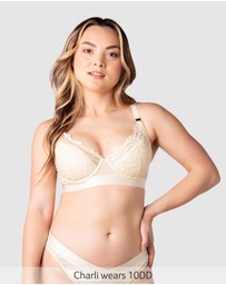 Hotmilk Maternity Lingerie - Warrior 2.0 Plunge Nursing Bra - Flexiwire