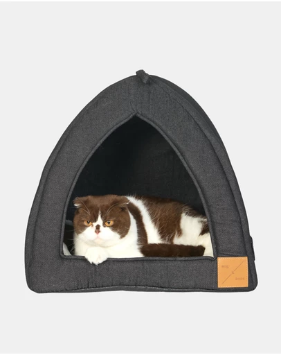 Mog & Bone - Cat Igloo - Black Denim