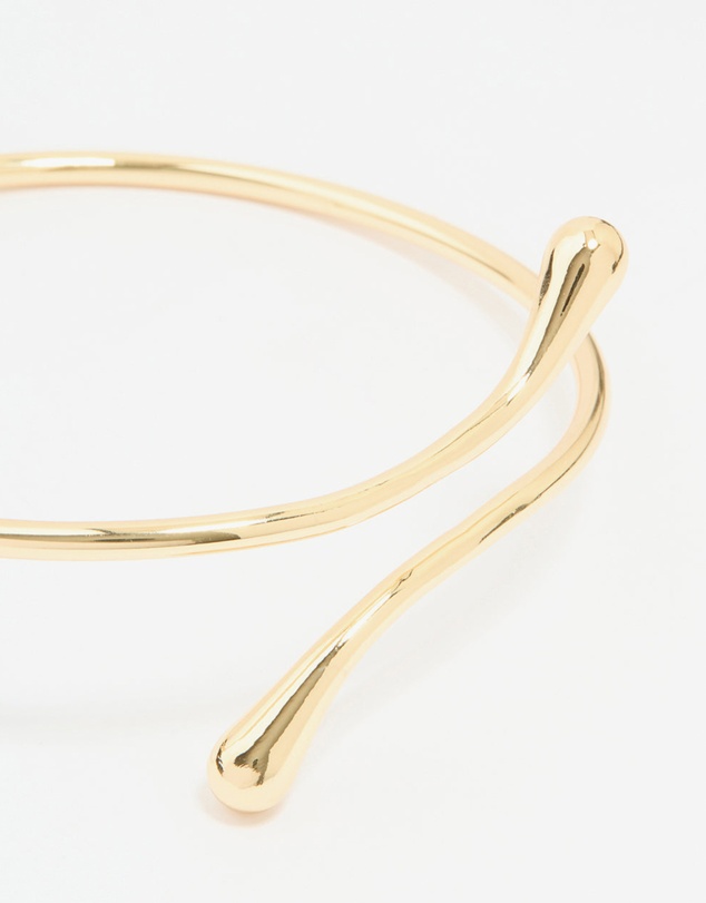 Lovisa - Gold Plated Molten Drop Arm Cuff