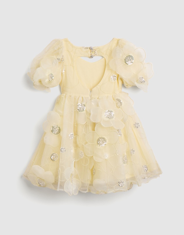 Bardot Junior - Jamie Flower Heart Mini Dress - Kids-Teens