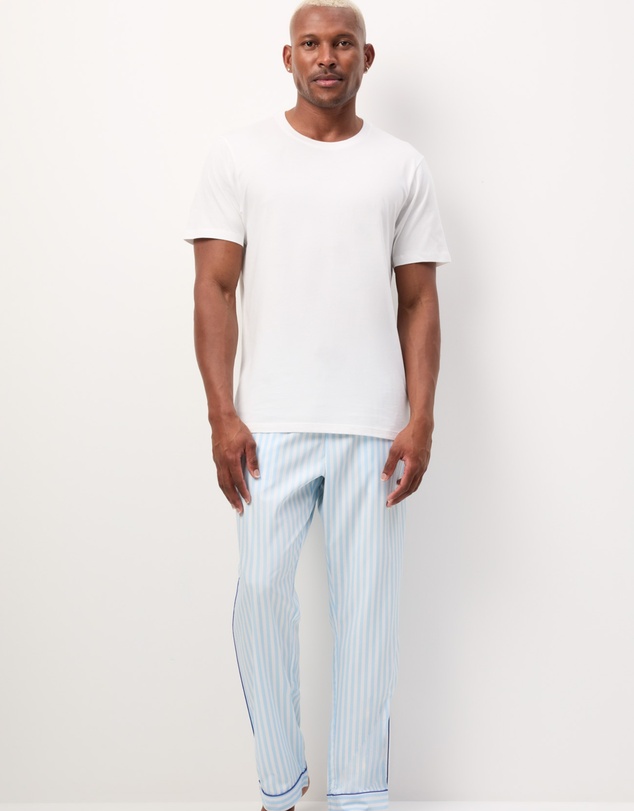 Wanderluxe Sleepwear - Daydreamer Long Pants and White T-Shirt
