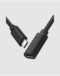 Ugreen - UGreen USB-C 3.1 Extension Cable 0.5m Black Fast Charging 4K Video Support