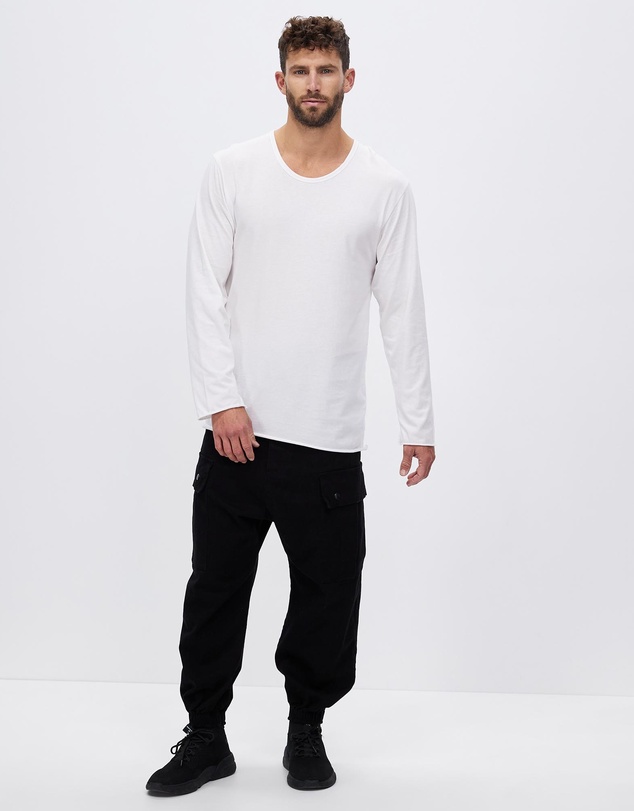 Surrounded By Ghosts - The Sapphirine Cotton Long Sleeve T-Shirt
