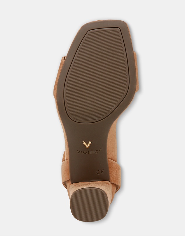 Vionic - Zinfandel Block Heel Sandal - Camel