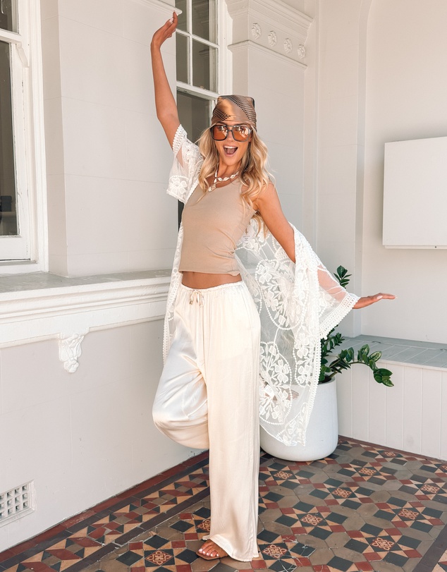 Esther & Co - Selandra Pants - Cream