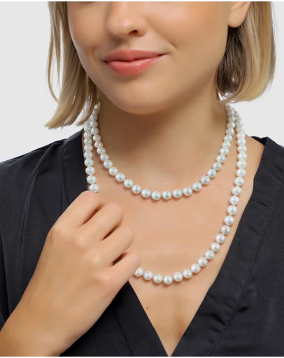 Elli Jewelry - Necklace Shell Pearls 925 Sterling Silver