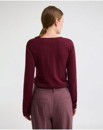 Oxford - Daria Wrap Front Knitted Top