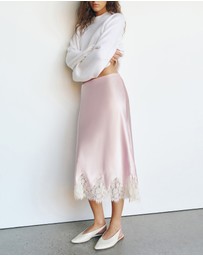 Reformation - Carolina Silk Skirt