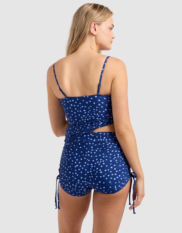 Seafolly - Dolce Dot Gathered Neck Tankini Bikini Top