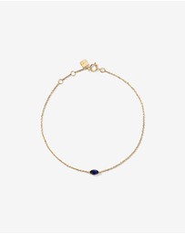 Michael Hill - East West Marquise-Cut Created Sapphire Bracelet in 10kt Yellow Gold