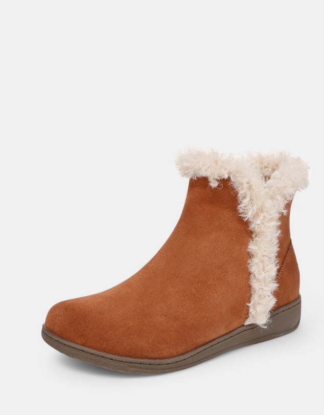 Vionic - Unwind Bootie Slipper - Tan
