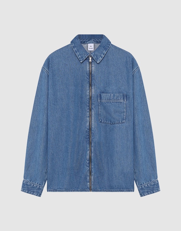 Won Hundred - Zayne Denim Zip Shirt