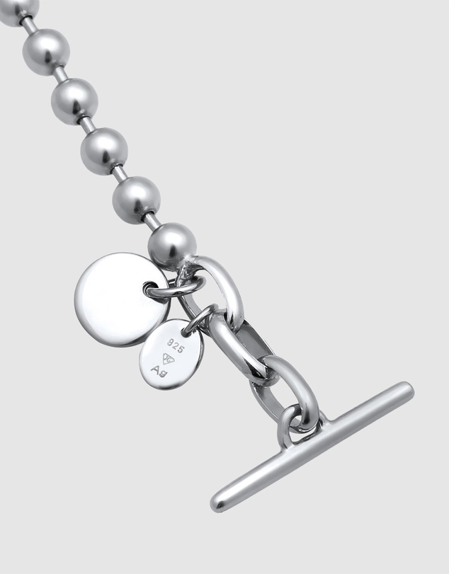 Elli Jewelry - Bracelet Ball Chunky Chain 925 Sterling Silver
