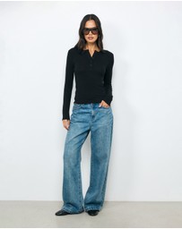 AERE - Maya Henley T-Shirt