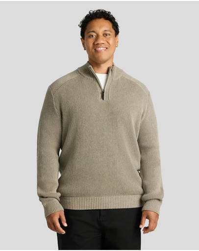 Johnny Bigg - Dempsey 1/4 Zip Sweater