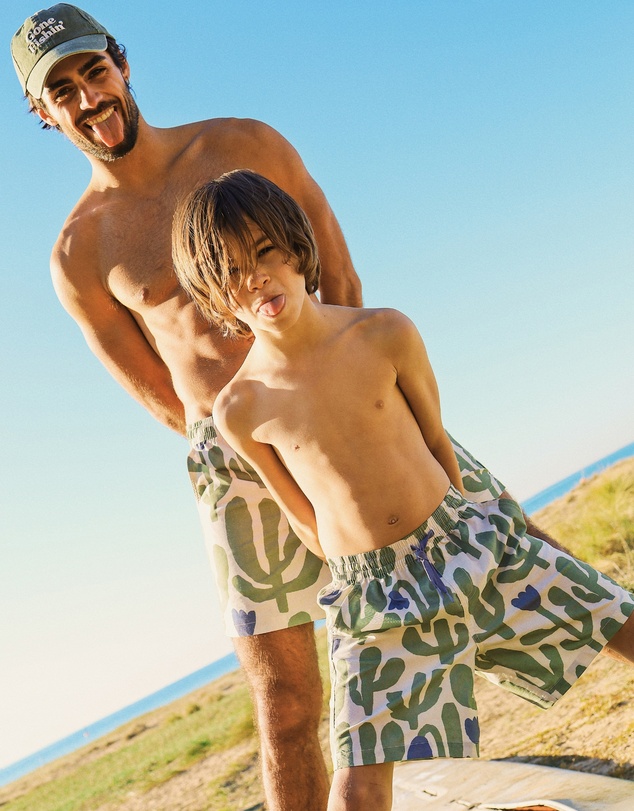 Skwosh - Pablo Prickles Kids Everyday Shorts in Stone