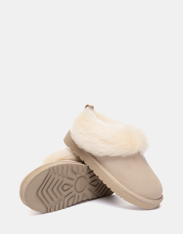 EVERAU - Australian Shepherd Ugg Mianee Cow Suede Upper House Shoes