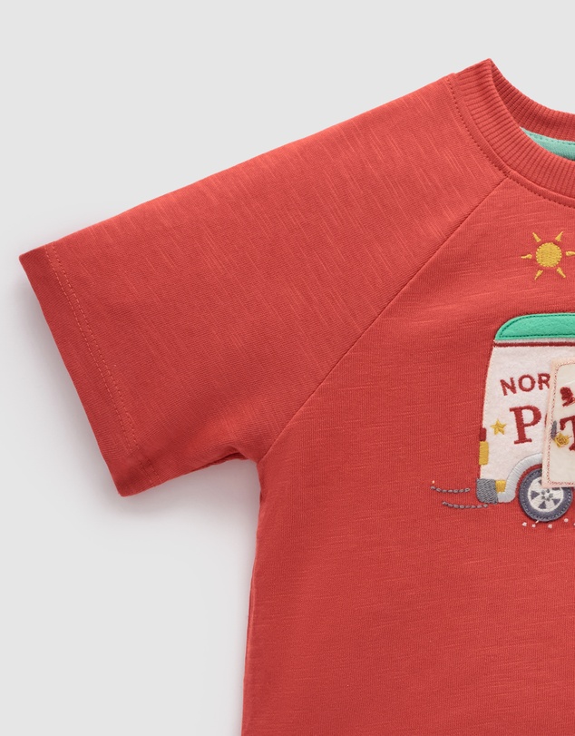 Purebaby - Christmas Postal Van Tee -Kids-Babies