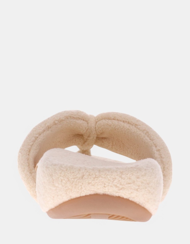 Mia Vita - Cozy Toe Post Slipper - Ivory