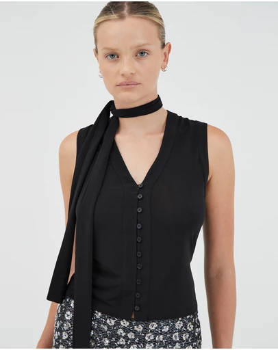 Third Form - Aura Button Up Tank Top