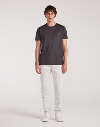 Calibre - Mercerised Crew T-shirt Steel Grey