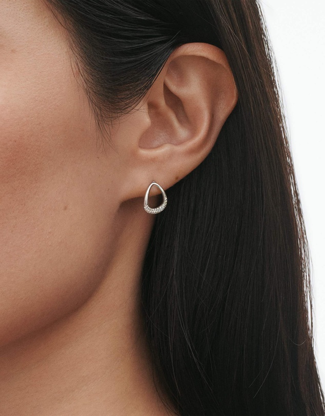 Georg Jensen - Offspring Earstuds with Diamonds