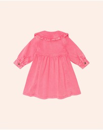 Huxbaby - Vintage Cherry Collar Dress - Babies-Kids
