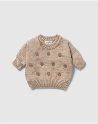 Wilson & Frenchy - Organic Knitted Bauble Jumper - Babies