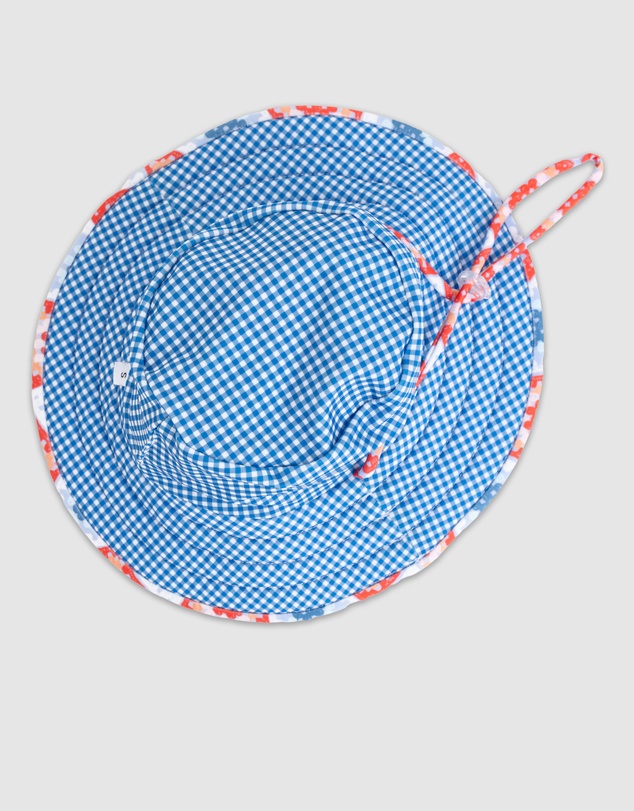 Tyoub - Tyoub Wide Brim Bucket Hat Modern Retro Granny Square