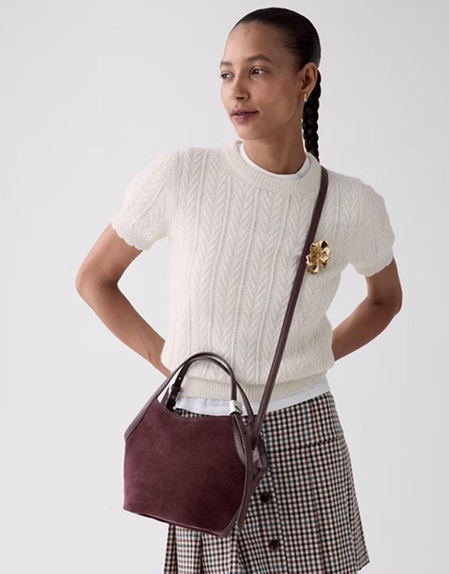 Kate Spade - Deco Suede Small Tulip Tote